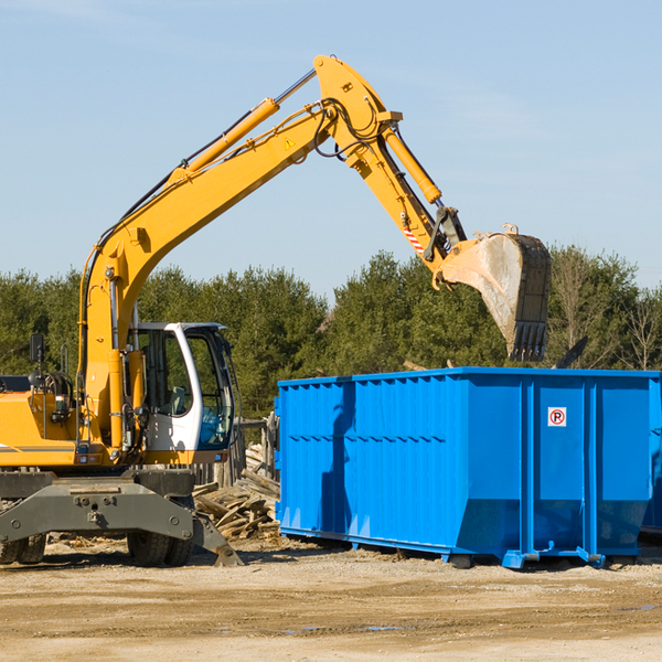 can i rent a residential dumpster for a construction project in Friendsville